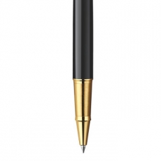 派克 IM系列 纯黑丽雅金夹宝珠笔 签字笔 派克笔，0.5mm