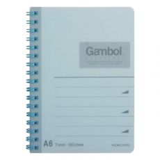 渡边(Gambol) A6，50页PP面双圈本 线圈本螺旋本#DS1055