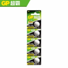 超霸(GP) 钮扣锂电池 3V纽扣电池计算器电池#