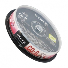 索尼(sony) 10片装CD刻录光盘 700M CD刻录盘 CD光盘光碟