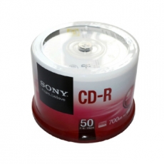 索尼(sony) 50片装CD刻录光盘 700M CD刻录盘 CD光盘光碟