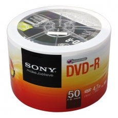 索尼(sony) 50片装DVD刻录光盘 4.7G DVD刻录盘 DVD光盘光碟