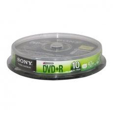 索尼(sony) 10片装DVD刻录光盘 4.7G DVD刻录盘 DVD光盘光碟