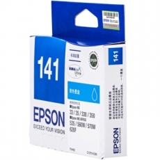 爱普生(Epson) 打印机墨盒 原装爱普生墨盒#T1412，青色