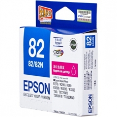 爱普生(Epson) 打印机墨盒 原装爱普生墨盒#T0823，洋红色
