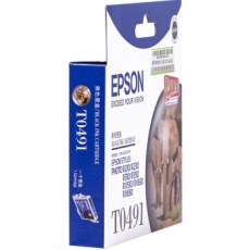 爱普生(Epson) 打印机墨盒 原装爱普生墨盒#T0491，黑色