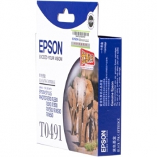 爱普生(Epson) 打印机墨盒 原装爱普生墨盒#T0491，黑色