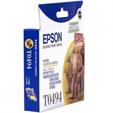 爱普生(Epson) 打印机墨盒 原装爱普生墨盒#T0494，黄色