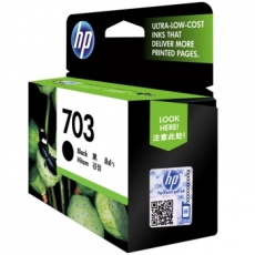 惠普(HP) 打印机墨盒 原装正品惠普墨盒#HP703，黑色
