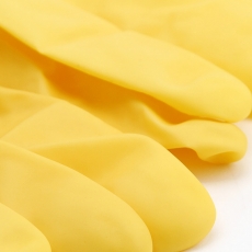 东方红 中号乳胶手套 防水橡胶手套 劳保清洁手套