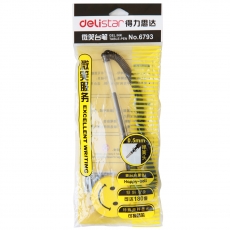 得力(Deli) 0.5mm微笑台笔 银行柜台笔固定水性笔#6793