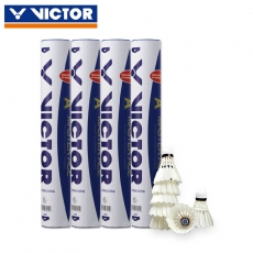胜利(VICTOR) 6号大师羽毛球 比赛训练球，12个/筒