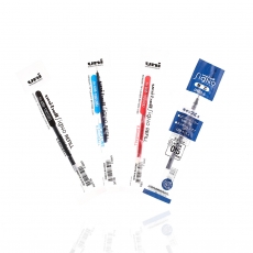 三菱 0.5mm锗哩笔芯中性笔芯 UM-100签字笔水笔替芯#UMR-5，黑色