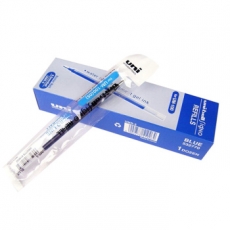 三菱 0.5mm锗哩笔芯中性笔芯 UM-100签字笔水笔替芯#UMR-5，黑色
