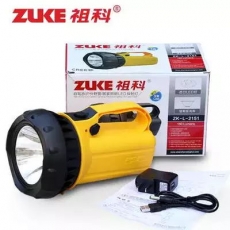 祖科 手电筒15W加强版强光探照灯 户外防水手电筒#ZK2151