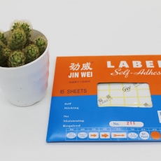 劲威(LABELS) 不干胶标签纸 财务标签贴纸