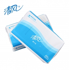 清风 擦手纸抽取式厕所纸 200抽抽纸纯木浆抽纸#B913AC，20包/箱