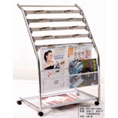 汇源 不锈钢 报纸架 报刊架 展示架#BH-1105B