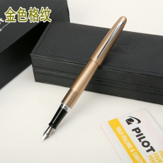 百乐(Pilot) 0.7mmM嘴金属笔杆钢笔 练字钢笔 百乐钢笔墨水笔#88G，金色