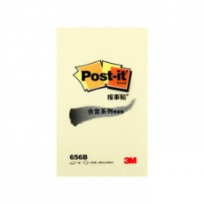 3M报事贴 76mm*50mm便条纸 便利贴告示贴 百事贴便签纸#656BP，黄色