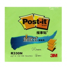 3M报事贴 76mm*76mm抽取式便条纸 便利贴告示贴 便签纸#R330P