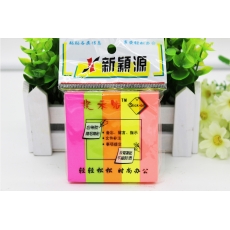 新颖源 76*19mm荧光五色指示标签 纸质彩色便利贴便签条#NS103HY
