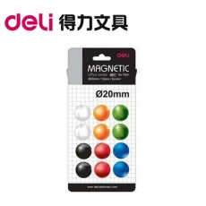 得力(Deli) 20mm彩色磁粒 磁石磁扣磁铁#