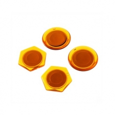 得力(Deli) 40mm彩色磁粒 磁石磁扣磁铁#7836，4粒装