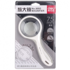得力(Deli) 2.5倍手持放大镜 便携式光学放大镜#9093