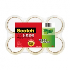 3M思高(Scotch) 4.8cm*40m封箱胶 透明胶带封箱胶带#720C，6卷/筒