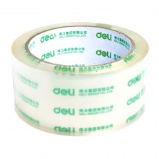 得力(Deli) 4.8cm*60码封箱胶 透明胶带封箱胶带#30203，6卷/筒