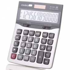 卡西欧(CASIO) 12位金属板计算器 商务办公计算器#DX-120S