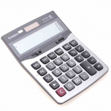 卡西欧(CASIO) 12位金属板计算器 商务办公计算器#DX-120S