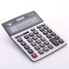 卡西欧(CASIO) 12位大型金属板计算器 商务办公计算器#GX-120S