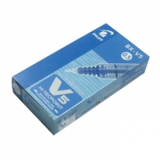 百乐(Pilot) 0.5mm签字笔中性笔 彩色针管笔#BX-V5-L，蓝色