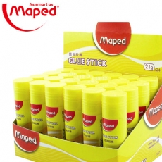马培德(Maped) 21g固体胶棒 超强粘性安全无毒固体胶#747210，24支装