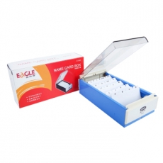 益而高(Eagle) 600枚名片盒 名片收纳盒名片整理盒#818M