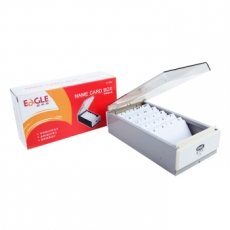 益而高(Eagle) 600枚名片盒 名片收纳盒名片整理盒#818M
