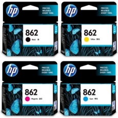 惠普(HP) 打印机墨盒 原装正品惠普墨盒#HP862，黄色