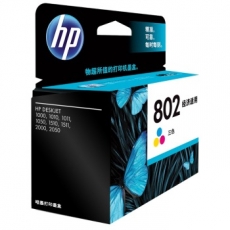 惠普(HP) 打印机墨盒 原装正品惠普墨盒#HP802，彩色