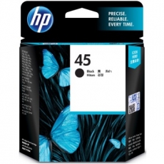 惠普(HP) 打印机墨盒 原装正品惠普墨盒#HP45，黑色