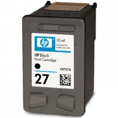 惠普(HP) 打印机墨盒 原装正品惠普27墨盒#C8727AA，黑色