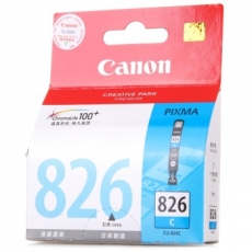 佳能(Canon) 打印机墨盒 原装佳能墨盒#CLI-826C，青色