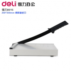 得力(Deli) 钢质切纸刀裁纸刀#8015，250*250mm