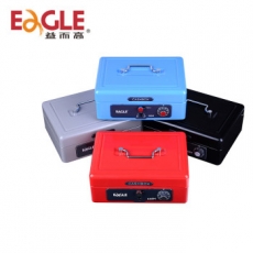 益而高(Eagle) 中型金属密码手提金库 迷你钱
