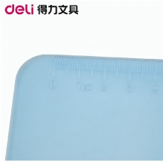 得力(Deli) A4透明加厚写字板 书写板夹垫板 硬塑文件板夹#9256
