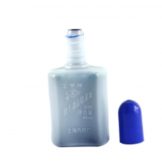 上海工字牌 40ml快干清洁印油 印泥油台补充液印#432，蓝色