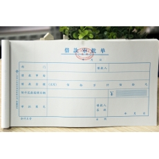 立信 24K广财借款审批单 借款审批凭证 财务用品，50页，10本装
