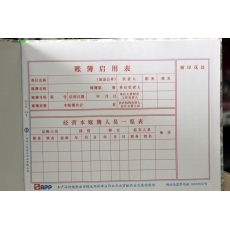 立信 16K广财存货记数账 财务账本，100页