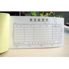 主力牌 48K费用报销单#0813，30页*20本装